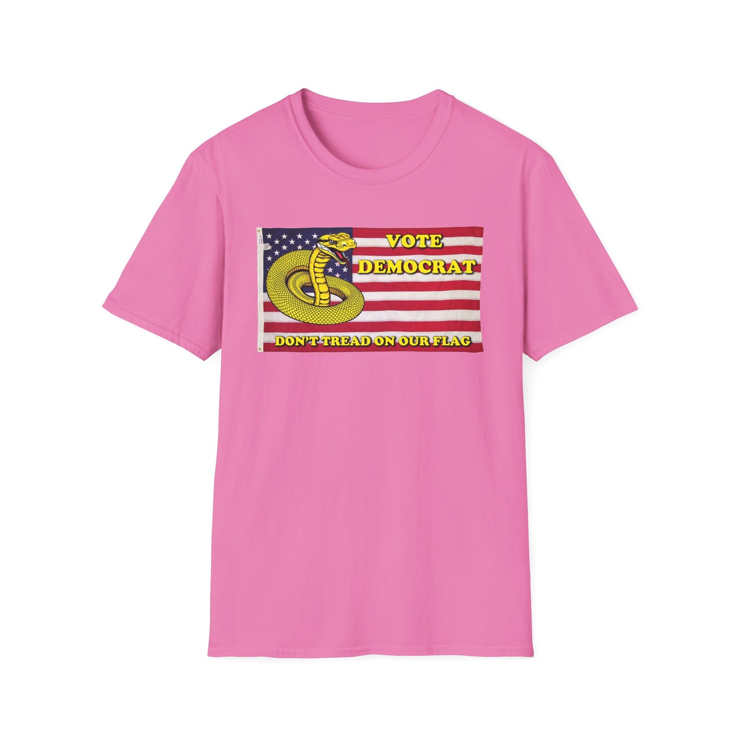 Vote Democrat Don'tTreadonOurFlag Unisex Softstyle T-Shirt