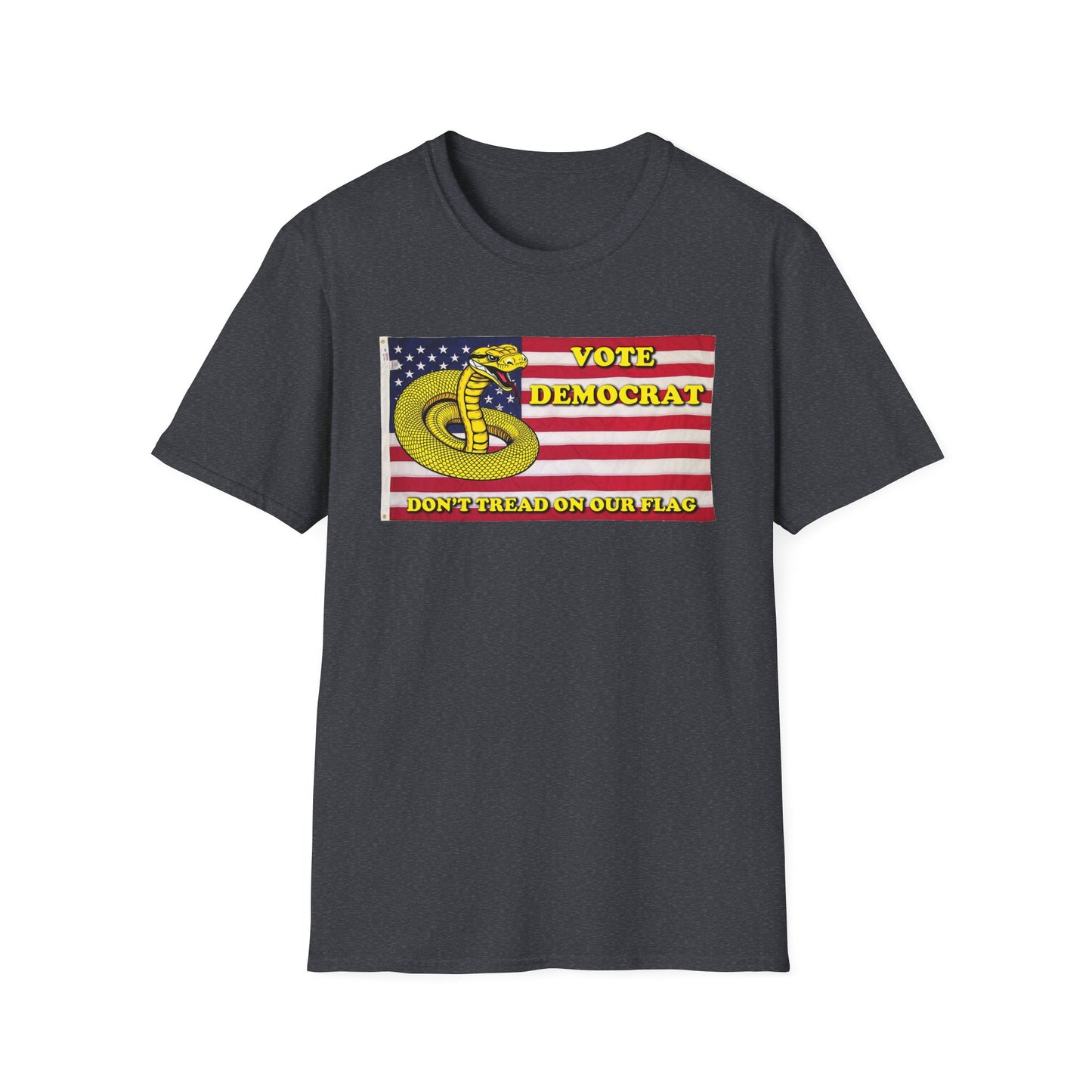 Vote Democrat Don'tTreadonOurFlag Unisex Softstyle T-Shirt